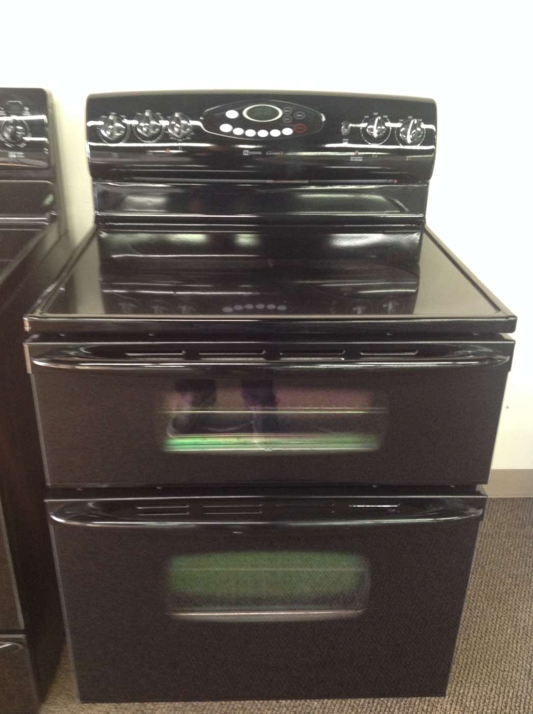 Used MAYTAG Self-Clean Double-Oven Range – Black