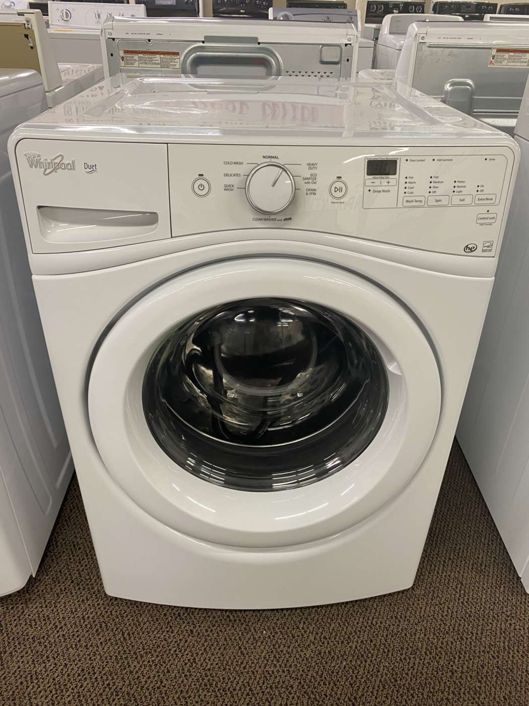 Reconditioned WHIRLPOOL 4.2 Cu. Ft. H/E Front-Load Washer – White