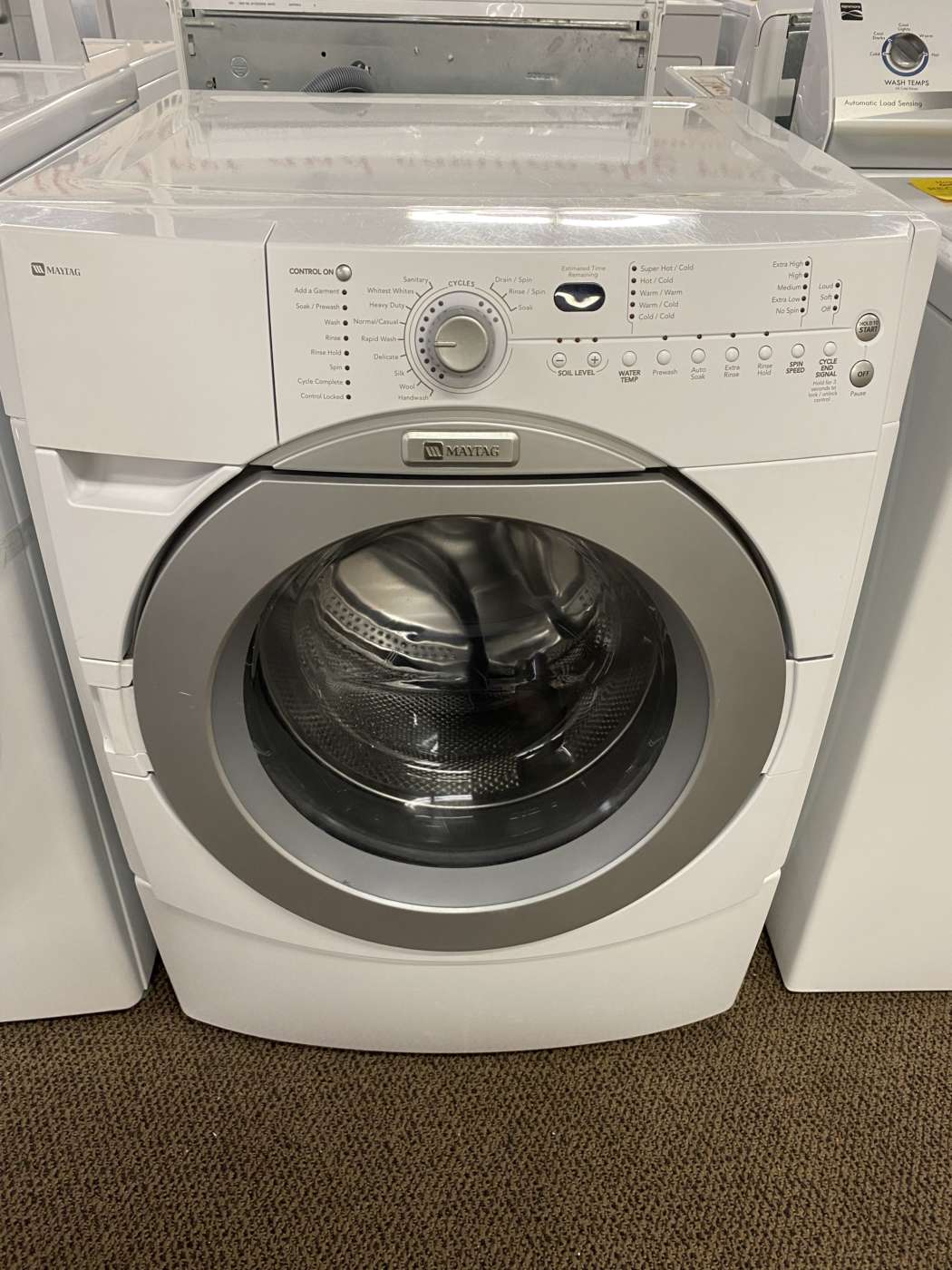 Reconditioned MAYTAG 4.0 Cu. Ft. Front-Load H/E Washer – White
