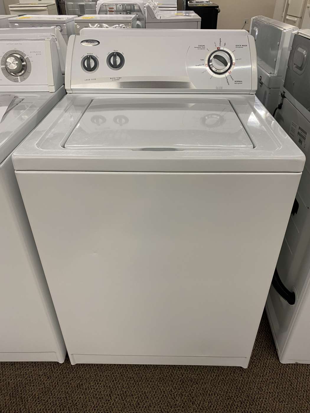 Reconditioned WHIRLPOOL 3.2 Cu. Ft. Top-Load Washer – White