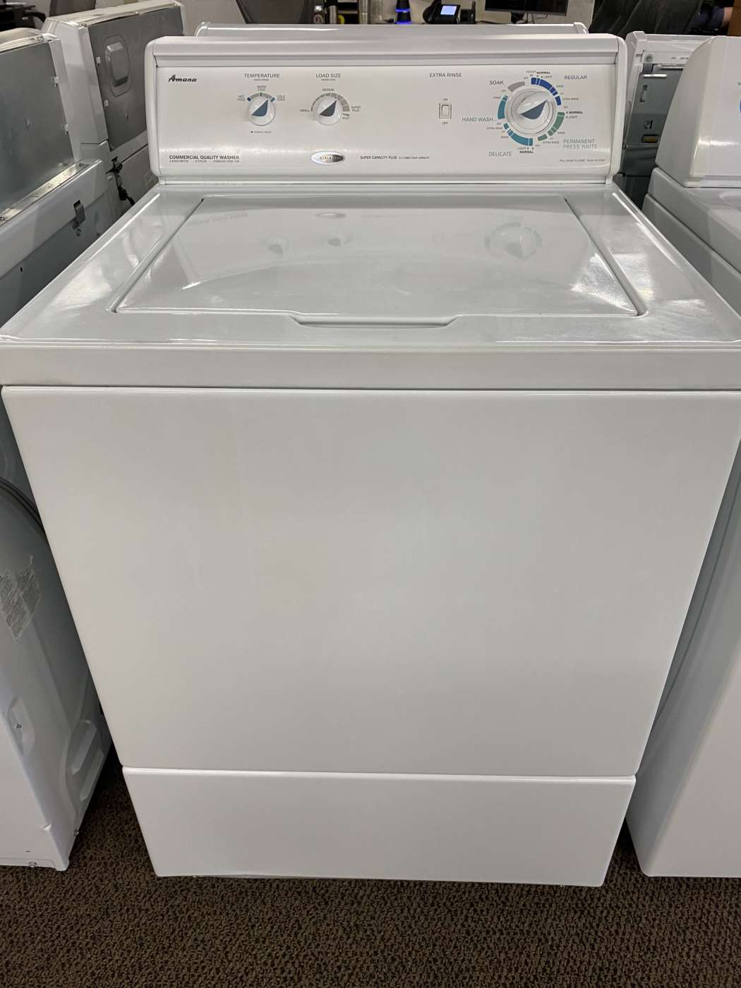 Reconditioned AMANA 3.3 Cu. Ft. Top-Load Washer – White
