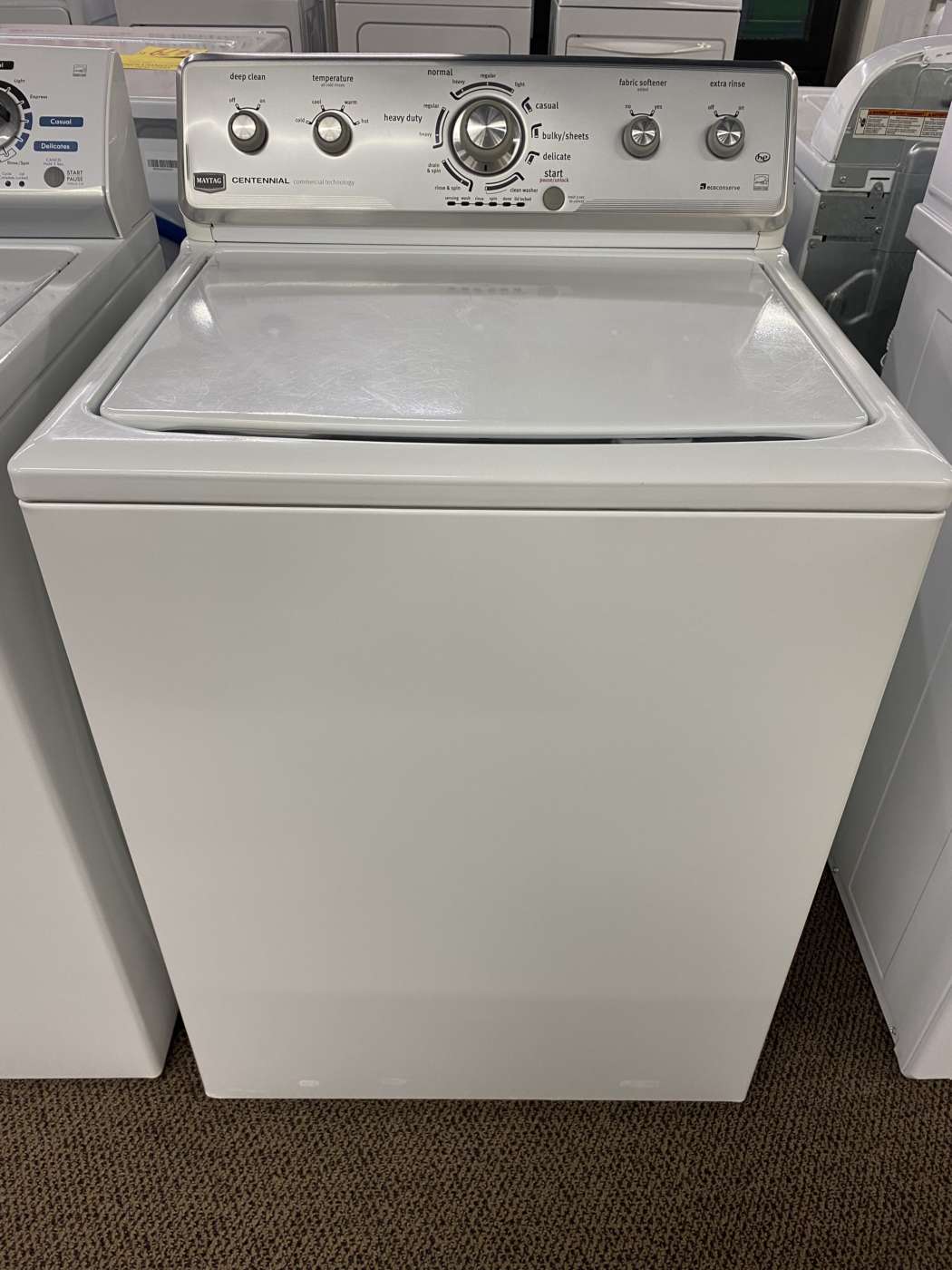Reconditioned MAYTAG 3.6 Cu. Ft. Top-Load H/E Washer – White
