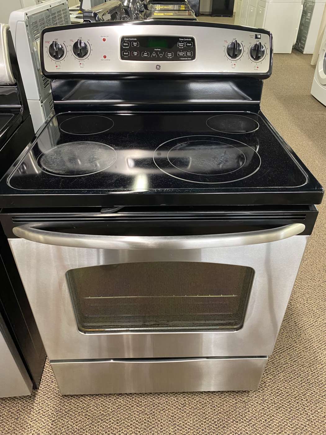 Reconditioned G/E Self-Clean Electric Range – Stainless