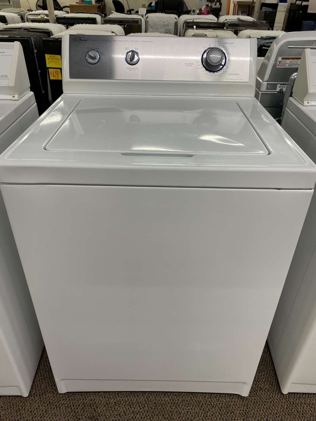 Reconditioned AMANA 3.3 Cu. Ft. Top-Load Washer – White