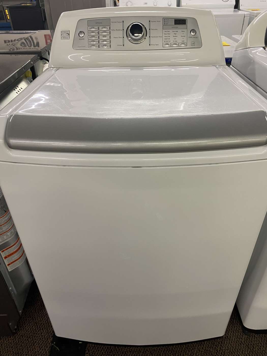 Reconditioned KENMORE 4.7 Cu. Ft. Top-Load H/E Washer – White