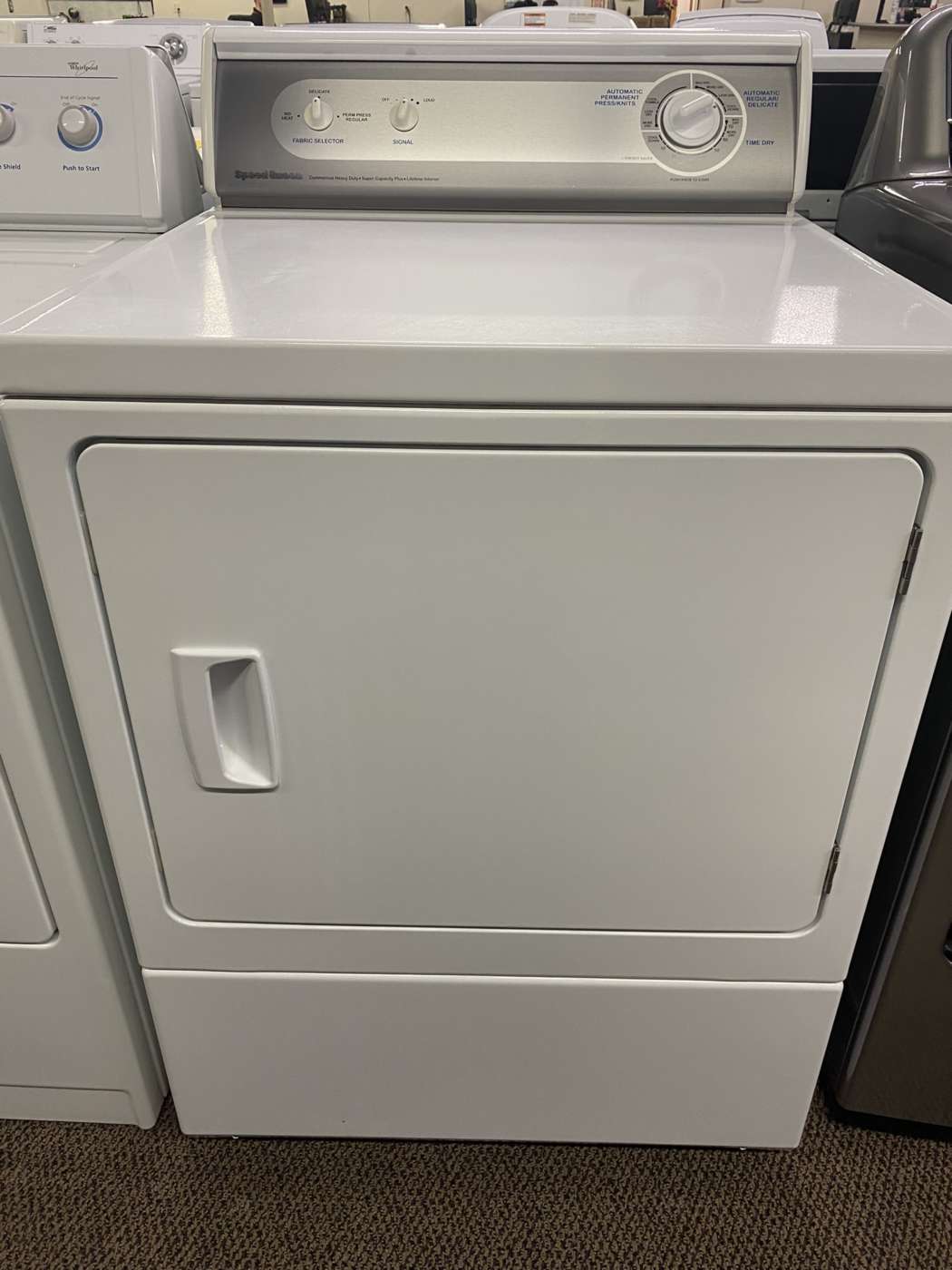 Reconditioned SPEED QUEEN 7.0 Cu. Ft. Electric Dryer – White