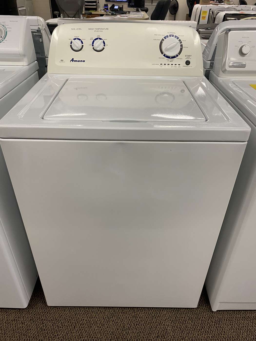 Reconditioned AMANA 3.5 Cu. Ft. Top-Load Washer – White