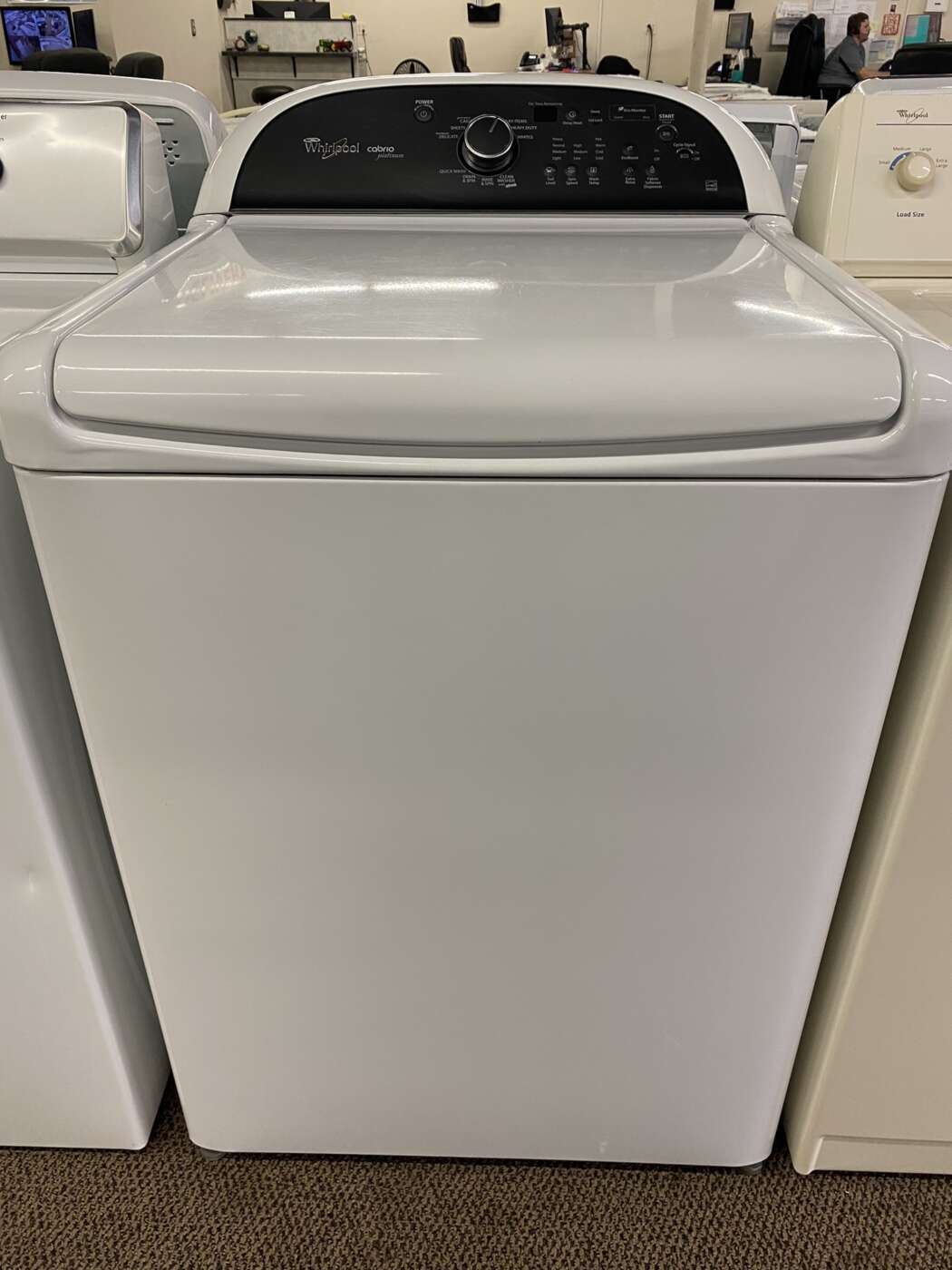 Reconditioned WHIRLPOOL 4.6 Cu. Ft. Top-Load H/E Washer – White