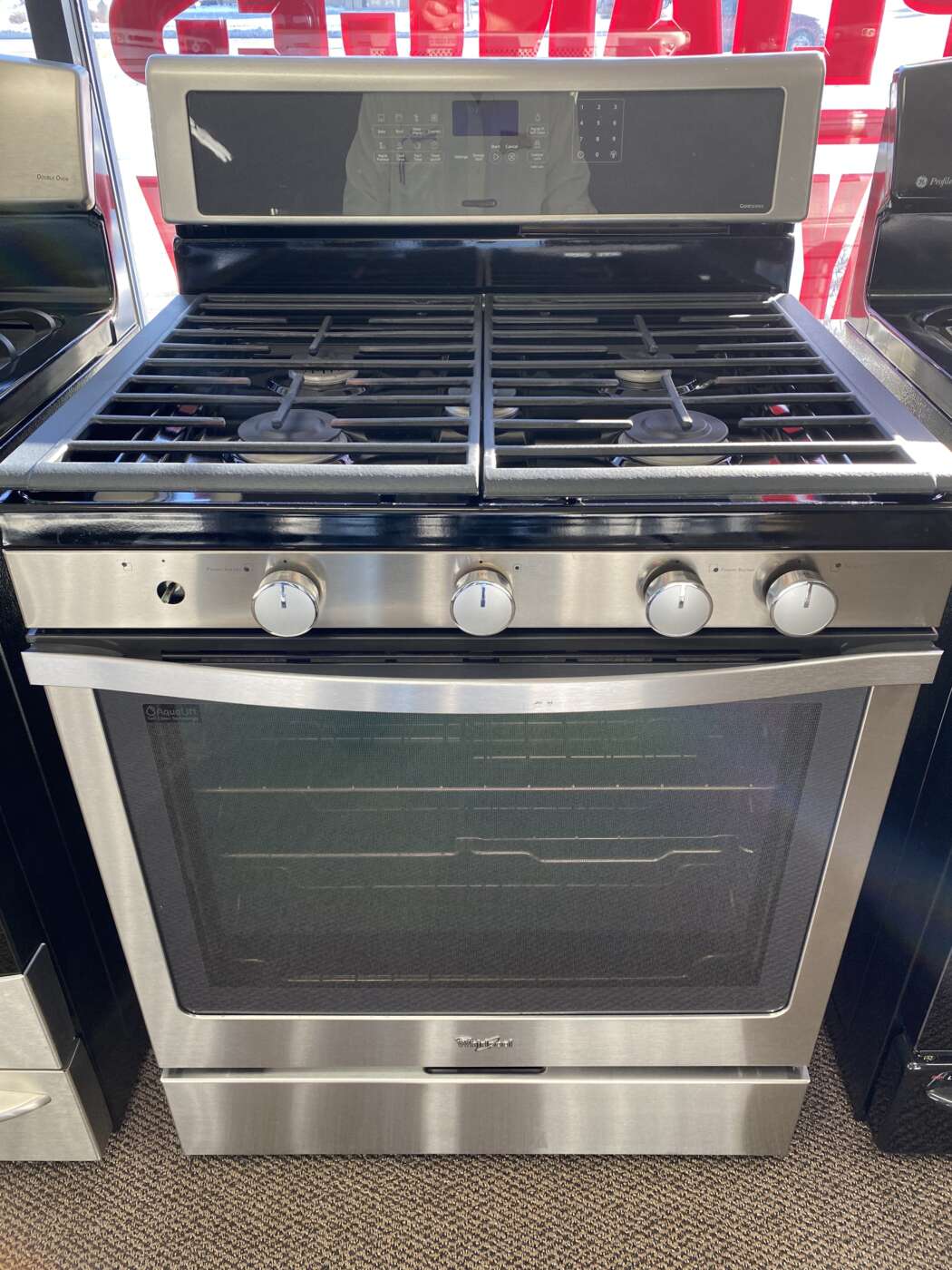 Reconditioned WHIRLPOOL Self-Clean Convection-Oven GAS Range – Stainless
