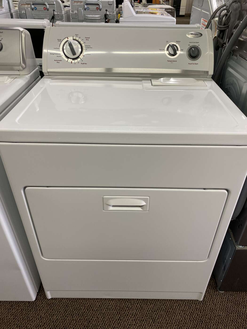 Reconditioned WHIRLPOOL 6.5 Cu. Ft. Electric Dryer – White