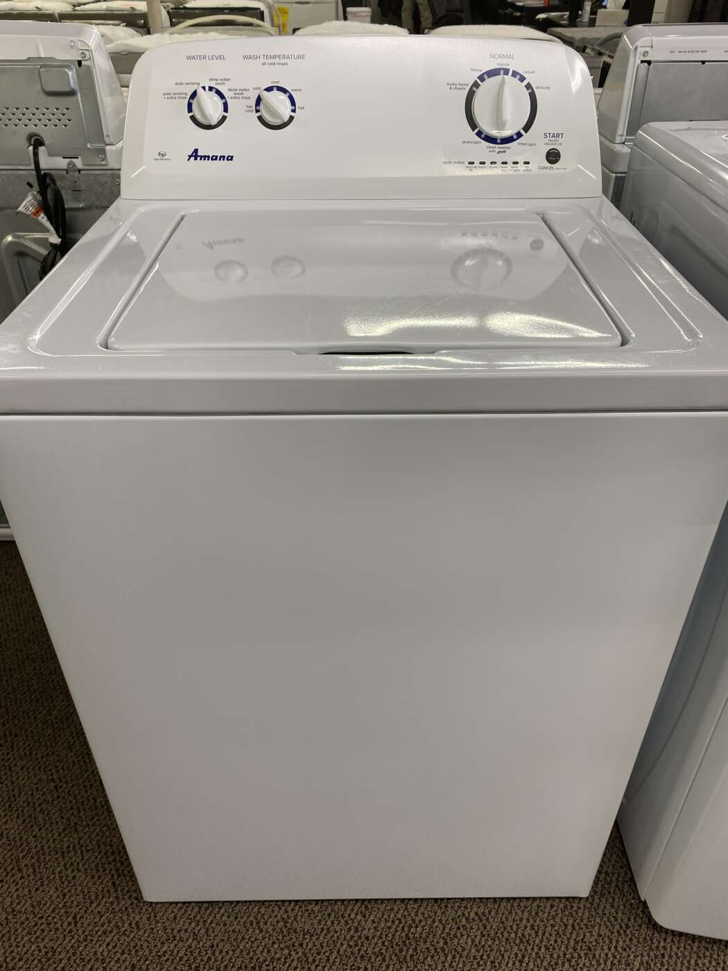 Reconditioned AMANA 3.5 Cu. Ft. Top-Load Washer – White