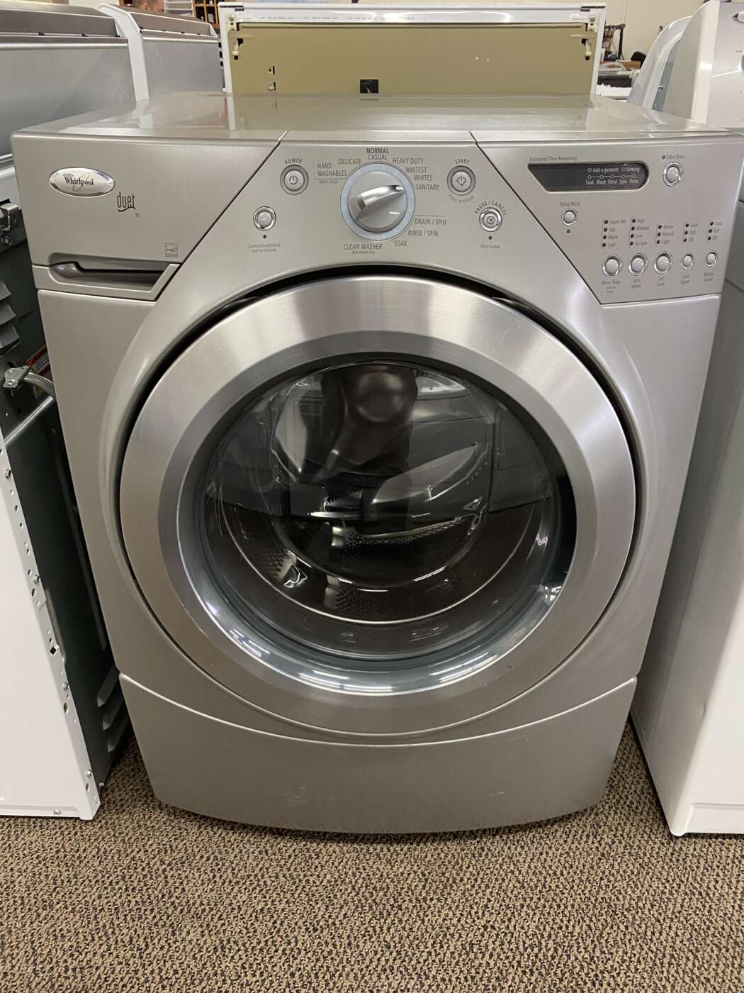 Reconditioned WHIRLPOOL 4.0 Cu. Ft. Front-Load Washer – Gray