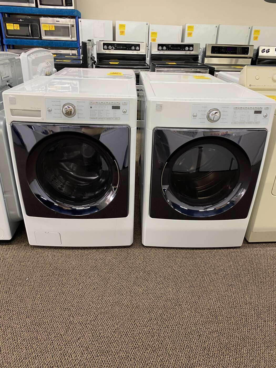 Reconditioned KENMORE 4.0 Cu. Ft. Front-Load H/E Washer & 7.3 Cu. Ft. Electric Dryer – White