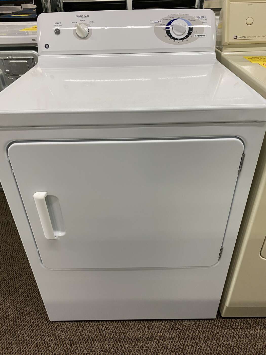 Reconditioned G/E 6.0 Cu. Ft. Electric Dryer – White