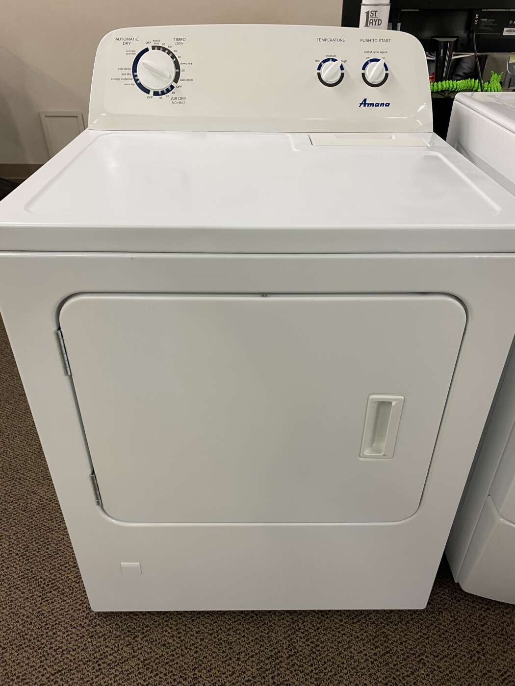 Reconditioned AMANA 6.5 Cu. Ft. GAS Dryer – White