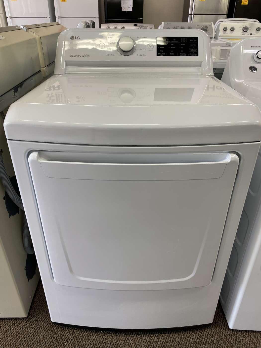Reconditioned L/G 7.3 Cu. Ft. Electric Dryer – White